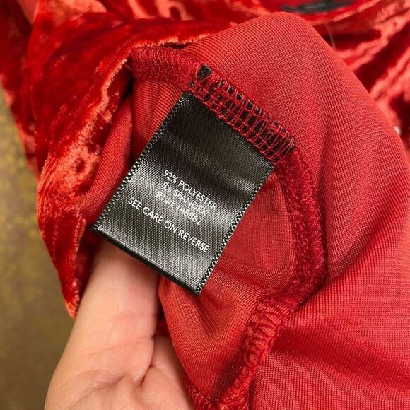 Torrid Red Velvet Cowl Neck Camisole Tank Top, 2X 18/20 NWT - Picture 6 of 10